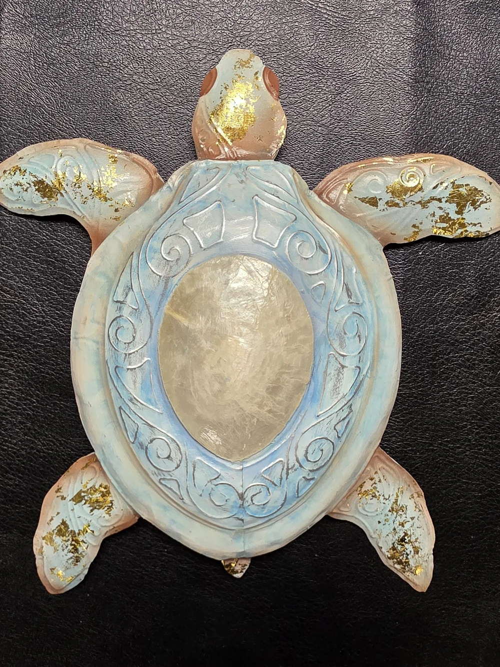 Hobby Lobby Capiz Sea Turtle Metal Wall Decor